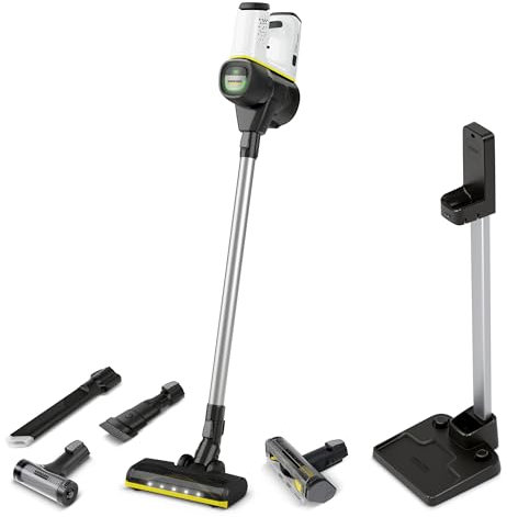 Kärcher VC 6 Cordless ourFamily Extra, Aspiradora de Mano inalámbrica, Blanco, Negro