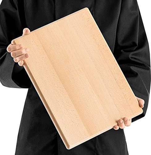 Forgast Nature Cutting Board | Double -sidoskiva | 40 x 30 cm | Att klippa och tjäna Köksbräda Robust antibakteriell Köttostbrödgrönsaker och frukt