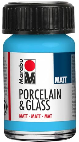 Marabu Porzellan- und Glasfarbe, 15 ml, matt, Hellblau