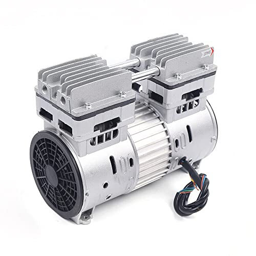 Compressore d'aria senza olio compressore d'aria 8 bar 750 W compressore ad aria compressa portatile piccolo compatto silenzioso 4 piedini ammortizzanti compressore