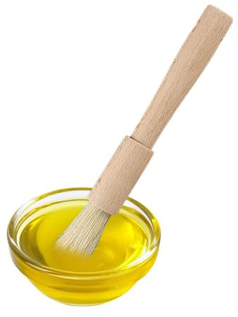 Pinceau Pâtisserie Pour Cuisson - Pinceau de Cuisine - Ustensiles De Cuisine Résistants À La Chaleur Pour Étaler L'Huile, Grillades En Extérieur, Pain, Barbecue, Enfournage Familial, Rassemblements Et