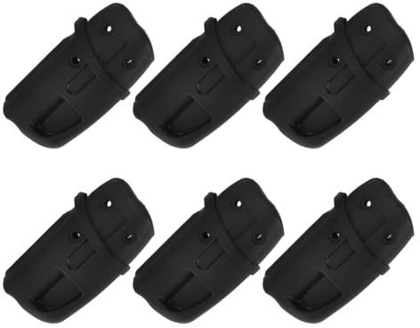 HIAKDOFT Fibbia per Passeggino a Sgancio Rapido in Nylon 6 Pezzi, Chiusura di Sicurezza Pieghevole Blocco Stabilizzatore, Compatibile la Maggior Parte dei Passeggini per Uso Quotidiano