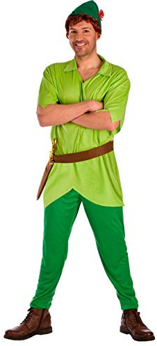El Rey del Carnaval Disfraz de Peter Verde para Hombre