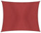 Windhager Sonnensegel Cannes Rechteck 2 x 3 m, Sonnenschutz für Garten & Terrasse, UV- und witterungsbeständig, rot, 10777