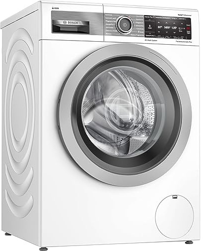 Bosch WAV28E44 HomeProfessional Waschmaschine Frontlader/A / 48 kWh/100 Waschzyklen / 1400 UpM / 9 kg/weiß/i-DOS/Fleckenautomatik Plus / 4D Wash System/EcoSilence Drive
