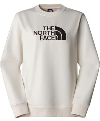 The North Face NF0A89EFQLI1 W Drew Peak Crew Maglia Lunga Donna White Dune Taglia M