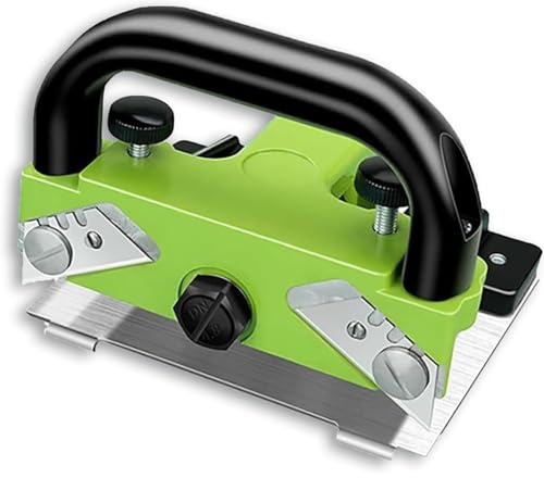Taglierina per pavimenti in laminato, coltello per pavimenti in PVC, altezza di taglio regolabile, rifilatura in lega di alluminio e plastica PVC, per pavimenti in PVC, pavimenti in gomma, edilizia