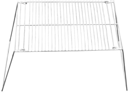 Compatible For Stainless Steel BBQ Rack Mini Foldable Barbecue Grill Simple Outdoor Hanging Camping(32x25x18CM)