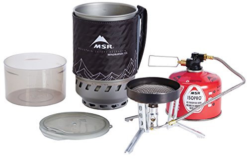 MSR WindBurner Duo Windproof Camping and Backpacking Stove System Black 1.8L