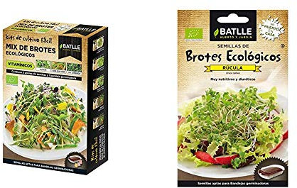 Semillas Ecológicas Bortes - Brotes MIX ECO VITAMÍNICOS - Batlle + Ecológicas Brotes - Brotes ecológicos de Rucula - Batlle