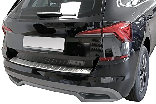 Ladekantenschutz Edelstahl MATT kompatibel für SKODA Kamiq | ab 2019 | mit Abkantung | premium Qualität von RECAMBO
