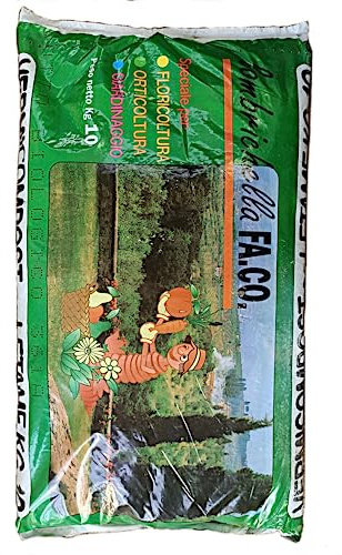 Humus di Lombrico Biologico 10 Kg La Lombrichella da puro letame bovino ed equino