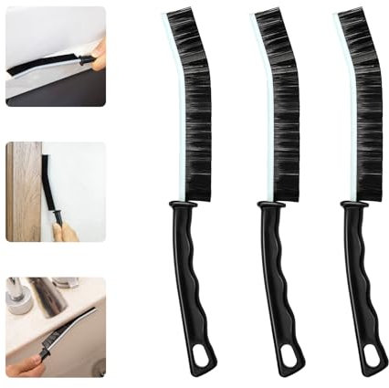 LACHIA Fugenbürste Crevice Gap Cleaning Brush 3Pack Fugenreinigungsbürste,Allround Reinigungswerkzeug,Hartborsten Eckreinigungsbürste für Küche, Badezimmer