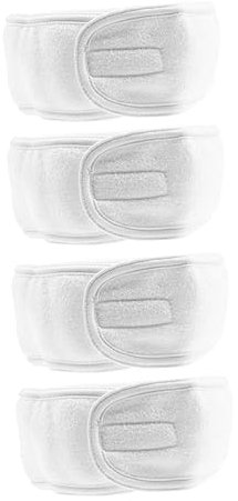 Didiseaon Baignoire 4Pcs Blanc Prendre Un Bain