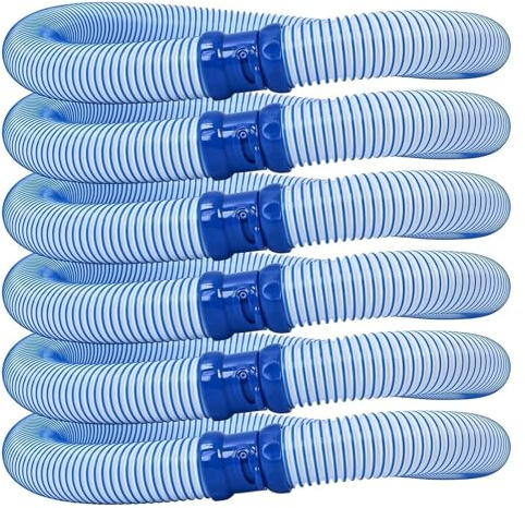 Kompatibilität der Pool-Staubsaugerschläuche Zodiac Mx6 Mx8 X7 T3 T5 Twist Lock-Schwimmbad-Ersatzschläuche 6er-Pack Blau/164