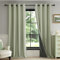 Fmfunctex Blackout Curtains for Living Room Sage Green Curtains 90 Inch Drop Geometric Weave Textured Eyelet Curtains for Bedroom Thermal Insulated Window Curtain Drapes 2 Panels