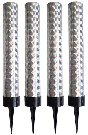 4-Pack 10cm Fountain Candles (Gold & Silver) – Sparkling Decorative Candles for Birthdays, Weddings, Anniversaries, Restaurants & Special Celebrations (Silver)