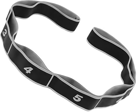 Fascia elastica per danza latina, per fitness, resistenza agli esercizi, con numero di pilates, cinghia per yoga, facile da usare