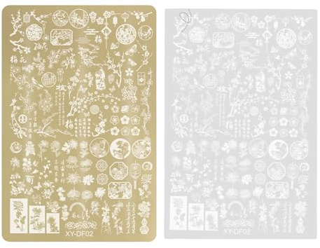 Nails Stamp Plate Art Templates Lace Flower Plates For Decorations Stamping Nail Art Stamping