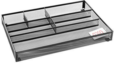 OSCO Wiremesh Drawer Tidy - Black