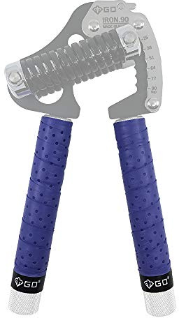 GD Cinta de agarre de mano (morada), cinta de agarre para fortalecedor de agarre de mano, cinta antideslizante, sobreagarre, reduce el dolor y la recuperación de lesiones, 2 juegos, longitud: 20,5 x