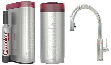 Flex Quooker Reservoirs Combi und Cube Sofort-Kochend-Wasserhahn (verchromt glänzend)