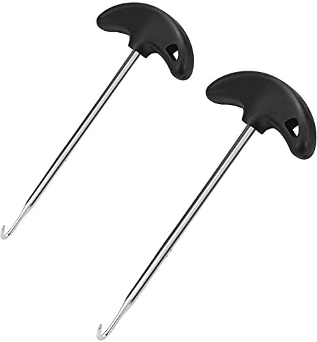 Cdemiy Tira Molle Attrezzo Gancio, 2 PCS Attrezzo Tiramolle per Moto, Attrezzo Estrattore per Gancio a Molla per Tubo di Scarico, per La Rimozione e lInstallazione delle Molle del Veicolo