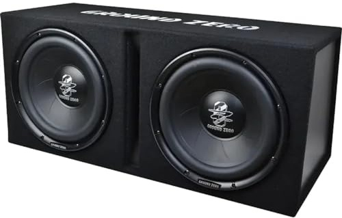 Ground Zero GZIB 2.30BR - 2 x 30 cm Passiv Subwoofer mit 1400 Watt (RMS: 700 Watt)