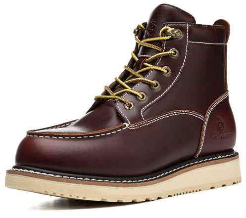 SL-Saint Botas Hechas a Mano Con Puntera de Mocasín Suave Impermeable Welts