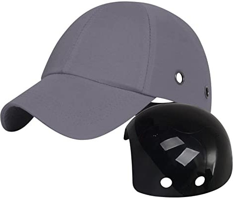 Rurunklee Leichte Sicherheits Anstoßkappen Atmungsaktiver Baseball-Stil Schützender Schutzhelm Fahrrad Baseballhelm Für Männer Und Frauen