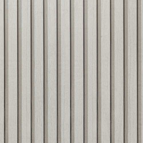 LOVADA Wood Slat Peel and Stick Wallpaper - 17.5x500 Extra Long Textured Faux Wood Self-Adhesive, Waterproof Removable Wall Panel for Bedroom, Kitchen, Accent Wall - Easy Install