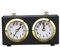 Veesper Timer de l'horloge d'échecs, minuteur d'échecs mécanique, minuteur de Jeu Vintage Compte/Bas Portable Mécanique Clock d'échecs pour Le Jeu d'échecs