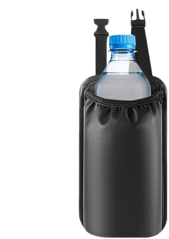 Estintore auto sacchetto fisso – Multifunzionale forte sacchetto estintore – Set supporto per auto – Bicchiere per acqua – Contenitore per sedile