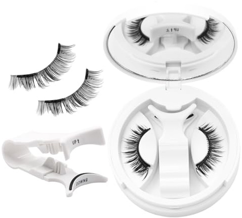 Pestañas Magnéticas Reutilizables con Aplicador. Higu Clase Pestañas Magnéticas con Aplicador, Pestañas Magnéticas sin Delineador de Ojos, Aspecto Natural, No Necesita Pegamento