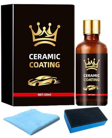 Kit rivestimento ceramico vetro auto - sigillatura ceramica | Protezione a lungo termine antigraffio per automobili da 50 ml per la manutenzione della protezione dei camion, verniciatura dei c
