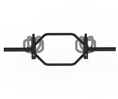 Garvee Barre Hex Trap professionnelle 400LB – Poignées rotatives 180° à double prise – Pour soulevés de terre et squats – Sans pieds inférieurs – Upgraded weight lifter without bottom feet