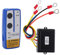 Interruttore Portatile Telecomando Verricello Ancora,12v 24v 75 Piedi Distanza Di Controllo Funzionamento Semplice Verricello Kit Telecomando Wireless Con Ricevitore Per Camion Jeep Atv Suv Blu