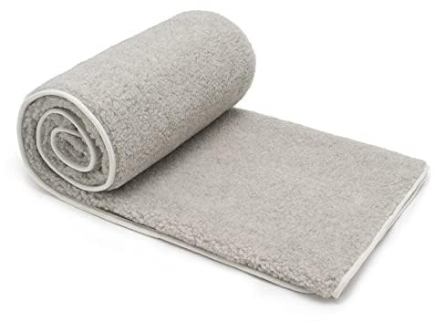 Merino Wolldecke Schurwolle 240x200 cm - Kuscheldecke aus 100% Merino Schafwolle - Groß und Flauschige Decke Wolle - Gewicht 500g/m2 - Atmungsaktives Material