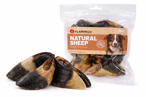 friandises pour Chien - Nature - Sabots de Mouton - 200 g - sans Gluten - sans sucres ajoutés - sans colorants ni conservateurs - fabriqué en Europe