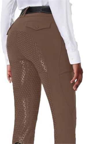 XIEHYA Pantalon D'équitation Pantalon d'équitation for Hommes et Femmes, entièrement en Silicone, Haute élasticité, séchage Rapide Legging D'équitation(Color 2,XXL)