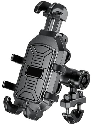 Moto mobiltelefonhållare Motorcykeltelefonhållare Vibrationsdämpare Skakdämpande Telefonfäste Styre För Cykel Scooter Passar 5,4''-7,2'' Mobil Moto Support(Handlebar)