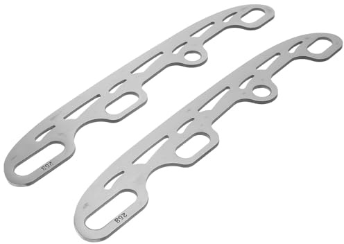Alipis Lames de Remplacement en Acier Inoxydable pour Patins à roulettes, Taille Petite 253 Mm, Ensemble 1 Paire, Lames de Patinage Résistantes à L’Usure pour Hockey sur Glace et Roller