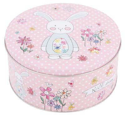 Latas Para Galletas De Contenedor del Conejo de Pascua