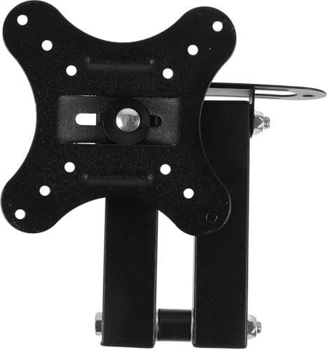 GRIRIW Adjustable Wall Mount Tv Bracket for 14-24 Inch Flat Screen Monitors, Retractable Tv Monitor Wall Mount Stand Compatible with Lcd LED Televisions for Home and Office Use