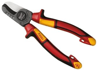 Milwaukee 932464562 VDE - Cortador de cables (160 mm), color rojo