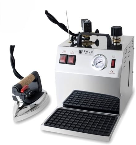 EOLO Ferro a Caldaia GV03 INOX Plus Stiro Professionale con Paravapore Caldaia in Rame a Risparmio Energetico Resistenza Esterna Anticalcare Corazza Acciaio Inox A++ Garanzia 5 Anni Made in Italy