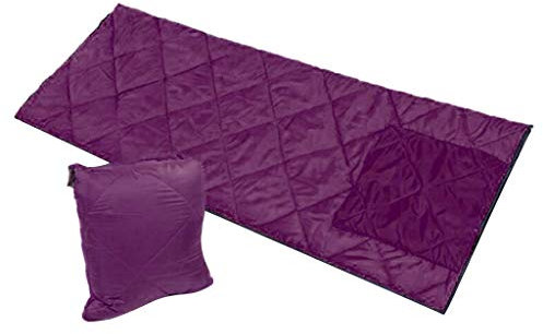 Tubayia Portable Warm Sleeping Bag Travel Sleeping Bag with Pillow for Camping, Hiking, Travel