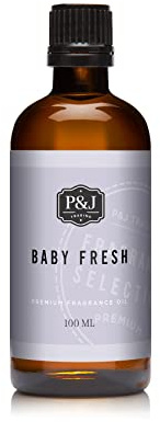 P&J Trading - Baby Fresh Scented Oil 100ml - Fragrance Oil for Candle Making, Soap Making, Diffuser Oil