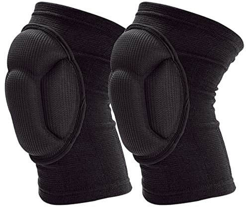 ZSMJAER Knieschoner, Volleyball Knieschoner, Stoßdämpfende Knieschoner, Atmungsaktiv, Dehnbar, für Tanzen,Basketball, Tennis, Laufen, MTB, Yoga für Damen und Herren