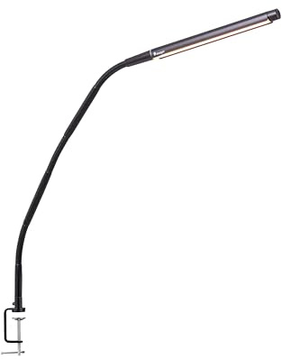 Daylight Electra™ Moderne LED-Tischlampe mit 3 Farbtemperaturen, kühlem Licht, warmem Licht, blendfreier Schirm, verstellbarer Helligkeit/95+ CRI/flexibler Arm und drehbarem Schirm (2500 Lux, 800